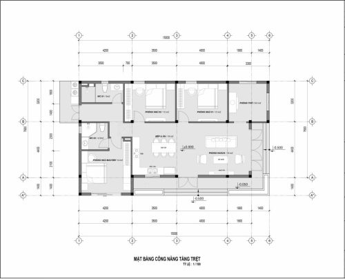 Nhà vườn 15x8m_1 trệt_mái ngói